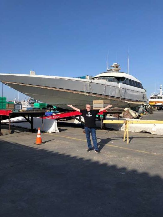 Bob Oedy in front of Gentry Eagle. Phto submitted